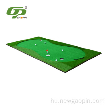 Hordozható, személyre szabott minigolf, zöld, 5 &#39;*10&#39; lábas